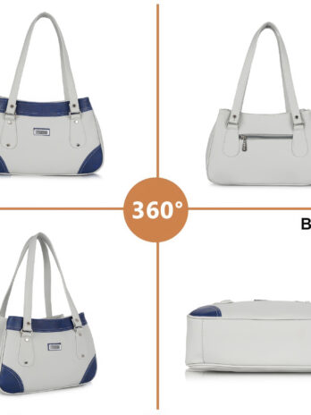 Elegant Grey Shoulder Handbag for Women – Stylish Daily Use Bag