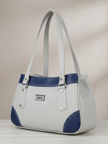 Elegant Grey Shoulder Handbag for Women – Stylish Daily Use Bag